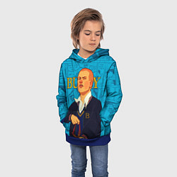 Толстовка-худи детская Bully, Джимми Хопкинс, цвет: 3D-синий — фото 2