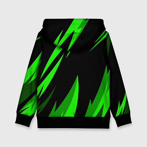 Детская толстовка RAZER GREEN / 3D-Черный – фото 2