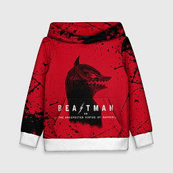 Толстовка-худи детская BEASTMAN BERSERK БЕРСЕРК, ПРОКЛЯТИЕ, цвет: 3D-белый