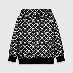 Толстовка-худи детская Jolly Rogеr, цвет: 3D-черный