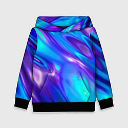 Толстовка-худи детская Neon Holographic, цвет: 3D-черный