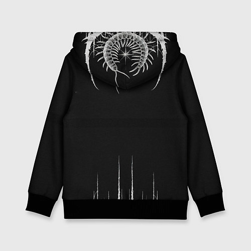 Детская толстовка DEAD INSIDE, Сороконожка / 3D-Черный – фото 2