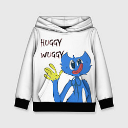 Толстовка-худи детская Huggy Wuggy - Poppy Playtime Хагги Вагги, цвет: 3D-черный