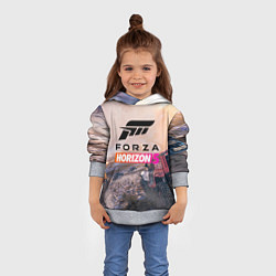 Толстовка-худи детская Форза Forza horizon 5, цвет: 3D-меланж — фото 2