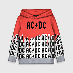 Толстовка-худи детская Ac dc rock, цвет: 3D-меланж