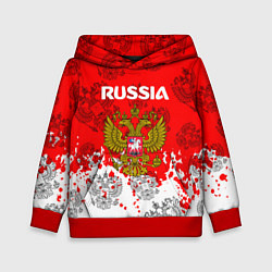 Детская толстовка Russia Паттерн Гербов