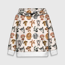 Детская толстовка Милые дикие животные