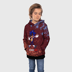 Толстовка-худи детская SONIC EXE Арт, цвет: 3D-черный — фото 2