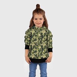 Толстовка-худи детская Star camouflage, цвет: 3D-черный — фото 2