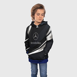Толстовка-худи детская Mercedes-Benz Sport, цвет: 3D-синий — фото 2