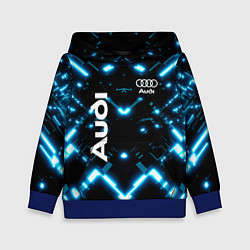 Толстовка-худи детская Audi Neon, цвет: 3D-синий