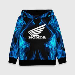 Толстовка-худи детская Honda Fire, цвет: 3D-черный