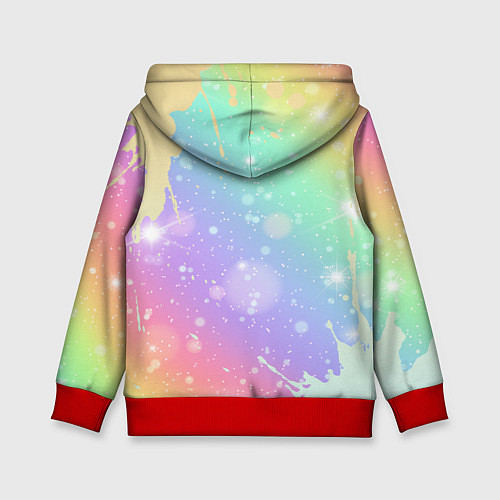 Детская толстовка УТОЧКА ЛАЛАФАНФАН Радуга / 3D-Красный – фото 2