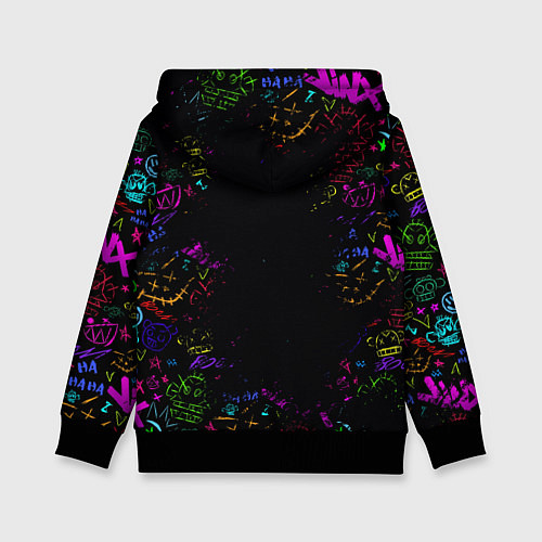 Детская толстовка League Of Legends граффити / 3D-Черный – фото 2