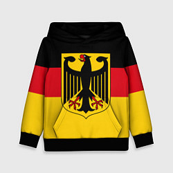 Толстовка-худи детская Германия - Germany, цвет: 3D-черный