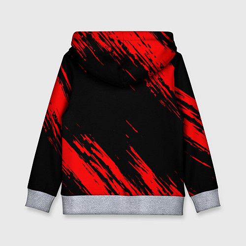 Детская толстовка Mitsubishi Texture Red / 3D-Меланж – фото 2