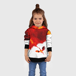 Толстовка-худи детская ДЫХАНИЕ ЗВЕЗДНОГО ДРАКОНА DRAGON FIRE, цвет: 3D-черный — фото 2