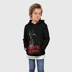 Толстовка-худи детская Джиперс Криперс - жуткий монстр, цвет: 3D-белый — фото 2