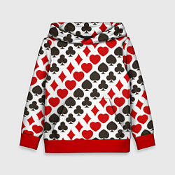 Детская толстовка Карточные Масти Card Suits