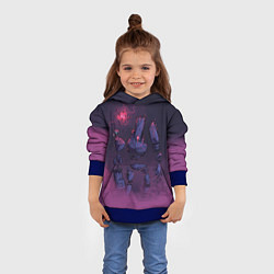 Толстовка-худи детская Аурелионит, цвет: 3D-синий — фото 2