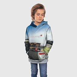 Толстовка-худи детская McLaren F1 Racing Team, цвет: 3D-меланж — фото 2