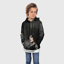 Толстовка-худи детская Alice Cullen, цвет: 3D-белый — фото 2