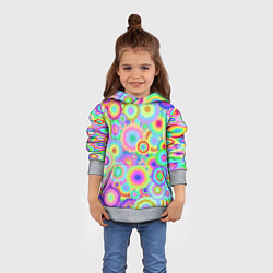 Толстовка-худи детская Disco-Tie-Dye, цвет: 3D-меланж — фото 2