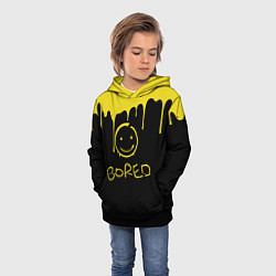 Толстовка-худи детская Sherlock Bored Big Smile, цвет: 3D-черный — фото 2