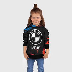 Толстовка-худи детская BMW BMW - Камуфляж, цвет: 3D-черный — фото 2