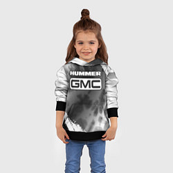 Толстовка-худи детская HUMMER - GMC Краски, цвет: 3D-черный — фото 2