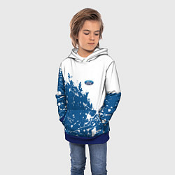 Толстовка-худи детская Ford форд, цвет: 3D-синий — фото 2