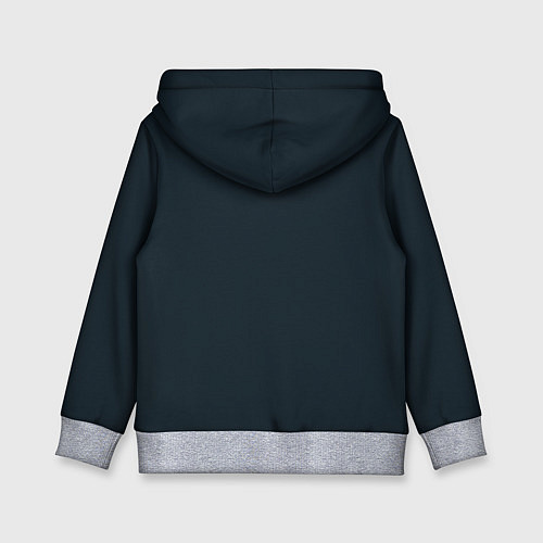 Детская толстовка Душа природы - волк / 3D-Меланж – фото 2