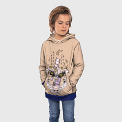 Толстовка-худи детская KILLER QUEEN Йошикаге Кира JOJO PART 4, цвет: 3D-синий — фото 2