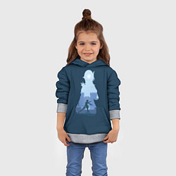 Толстовка-худи детская Танцующий рыцарь Эола, цвет: 3D-меланж — фото 2