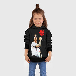Толстовка-худи детская Red Hot Chili Peppers RHCP, цвет: 3D-черный — фото 2