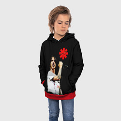 Толстовка-худи детская Red Hot Chili Peppers RHCP, цвет: 3D-красный — фото 2