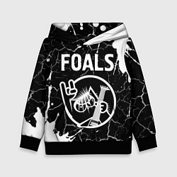 Толстовка-худи детская Foals КОТ Краска, цвет: 3D-черный