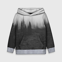Детская толстовка Туманный лес - туман
