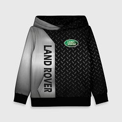 Толстовка-худи детская LAND ROVER СТАЛЬ, цвет: 3D-черный