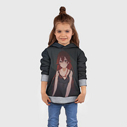 Толстовка-худи детская Красотка Эрис, цвет: 3D-меланж — фото 2