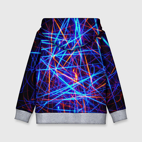 Детская толстовка Neon pattern Fashion 2055 / 3D-Меланж – фото 2