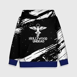 Толстовка-худи детская Hollywood undead logo, цвет: 3D-синий