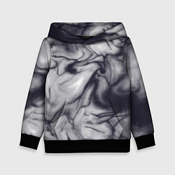 Детская толстовка Бело-черный тай-дай