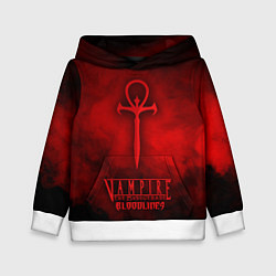Толстовка-худи детская Vampire: The Masquerade Bloodhunt, цвет: 3D-белый
