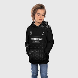 Толстовка-худи детская Tottenham Форма Champions, цвет: 3D-черный — фото 2