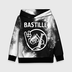 Толстовка-худи детская Bastille - КОТ - Краска, цвет: 3D-черный