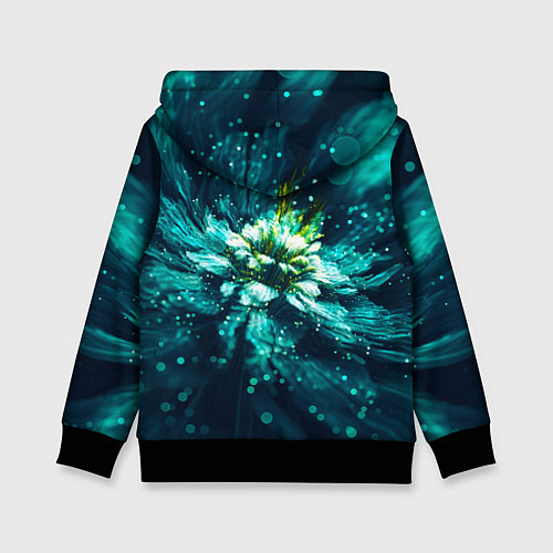 Детская толстовка Цветок с пандоры / 3D-Черный – фото 2