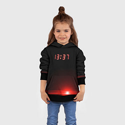 Толстовка-худи детская 1337 Elite, цвет: 3D-черный — фото 2