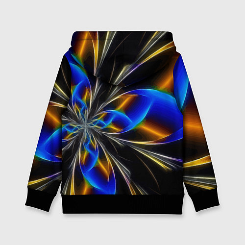 Детская толстовка Neon vanguard pattern Fashion 2023 / 3D-Черный – фото 2