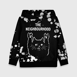 Толстовка-худи детская The Neighbourhood Rock Cat, цвет: 3D-черный